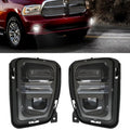 DOT LED Fog Light Assembly IP67 Waterproof Front Bumper Driving Lamp for Dodge Ram 1500 2013-2018 Lighting System Accessories — view 1