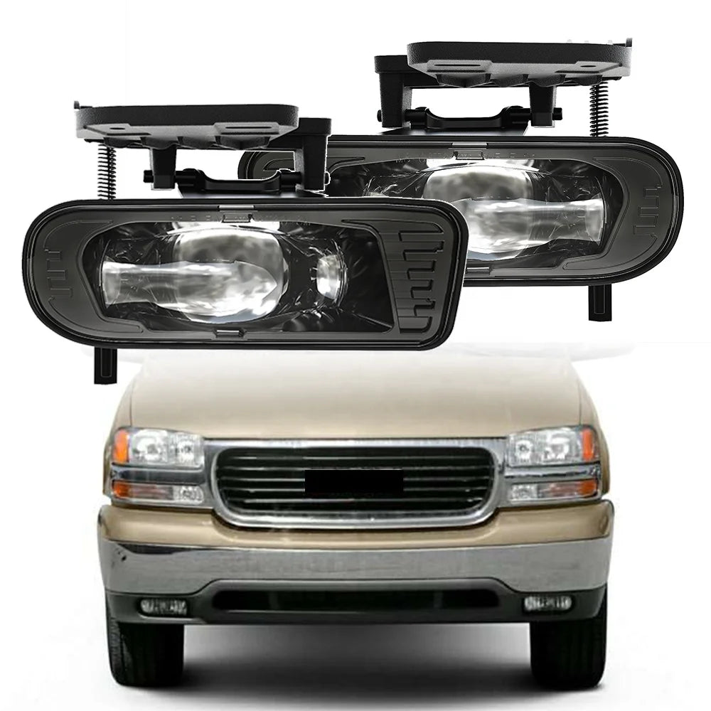 DOT SAE Led Fog Light for GMC Yukon 2001-2006 Sierra 1500HD 2500 High Brightness Front Passing Lamp Plug and Play Waterproof — view 1