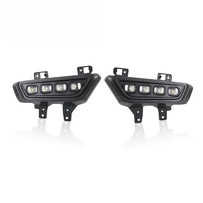 DRL Car Led Daytime Running Light Dynamic Turn Signal Front Fog Light Modification Daylight For Ford Raptor F150 F-150 2022-2023 — view 1