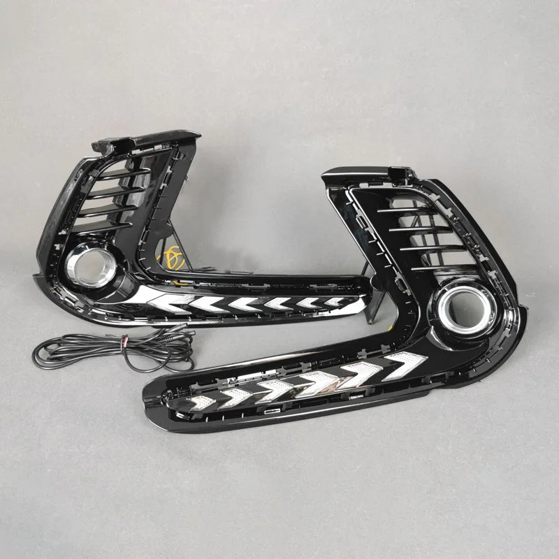 DRL For Hyundai Elantra 2016-2018 Car LED Daytime Running Light Driving Yellow Turn Signal Decorative Lamp Car Accessories — view 6