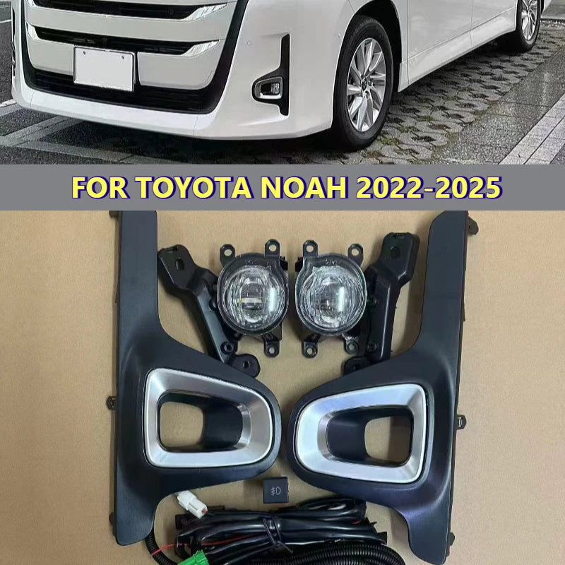 DRL FOR TOYOTA NOAH HYBRID 2022-2025 Car LED Daytime Running Lights Front Bumper Fog Lamp Modification 12V Daylights Accessories — view 1