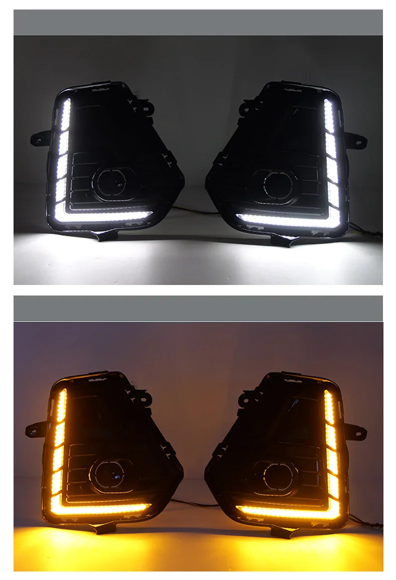 DRL For Toyota RAV4 Core 2026 Car Front Fog Light Position L-shaped Model Daytime Running Light Dynamic Turn Signal Daylights — view 6