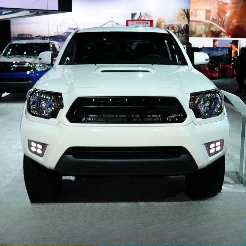 DRL For Toyota Tacoma 2012-2015 Four-eyes Types Car LED Daytime Running Lights with Yellow Turn Signal Lamp White Daylight — view 2