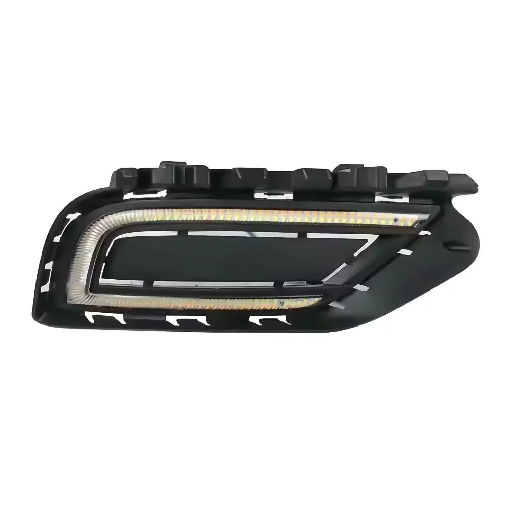 DRL for Volkswagen Bora 2015-2017 Car LED Daytime Running Lights Front Fog Lamp Modification Yellow Turn Signal Decorative Light — view 3