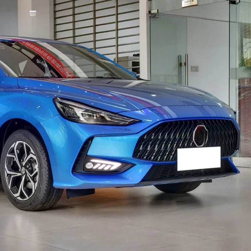 For 2021 MG MG5 1 Pair Car Led Day Running Lights Modified Streaming Light Steering Front Fog Lamp Assembly Night Blue Lights — view 2