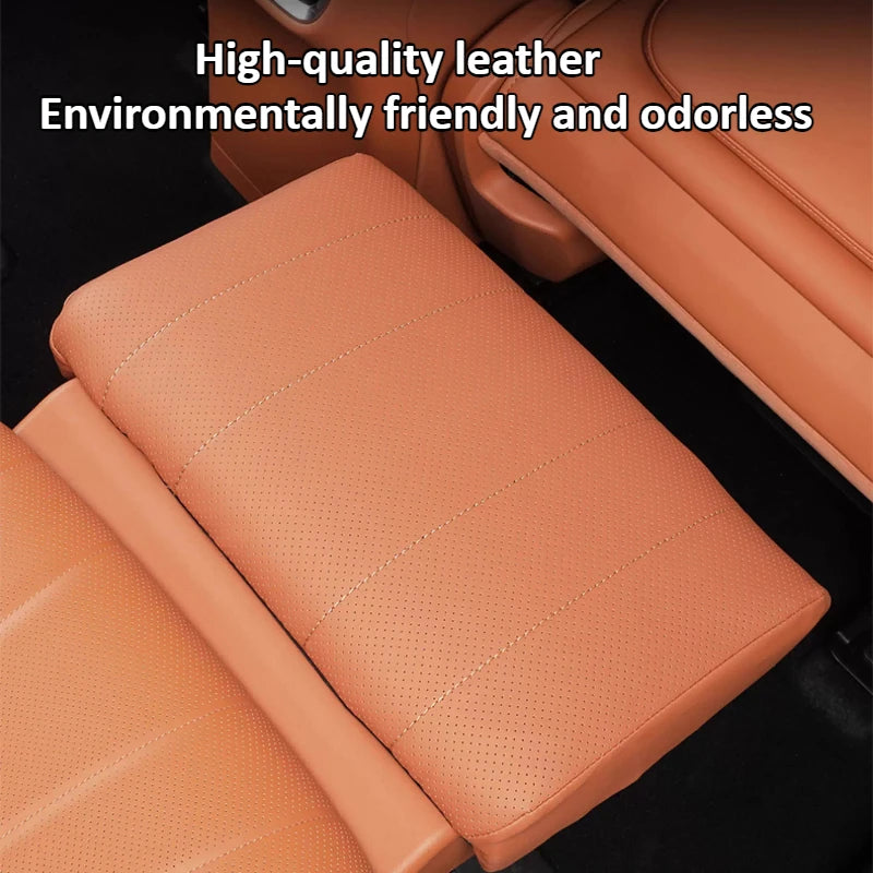 For AITO 8 M8 2025 Car Second Row Leg Support Protective Cover Scratch-Resistant Dirt-Resistant Leather Pad Interior Accessories — view 5