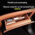 For AITO 8 M8 SERES 7 2025 Car Co-pilot Glove Box Inner Storage Case Silicone Protective Pad Organizer Car Interior Accessories — view 1