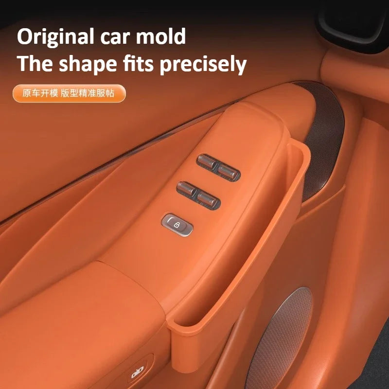 For AITO 8 M8 SERES 7 2025 Car Window Glass Lift Panel Silicone Storage Box Protective Pad Car Interior Storage Accessories — view 5