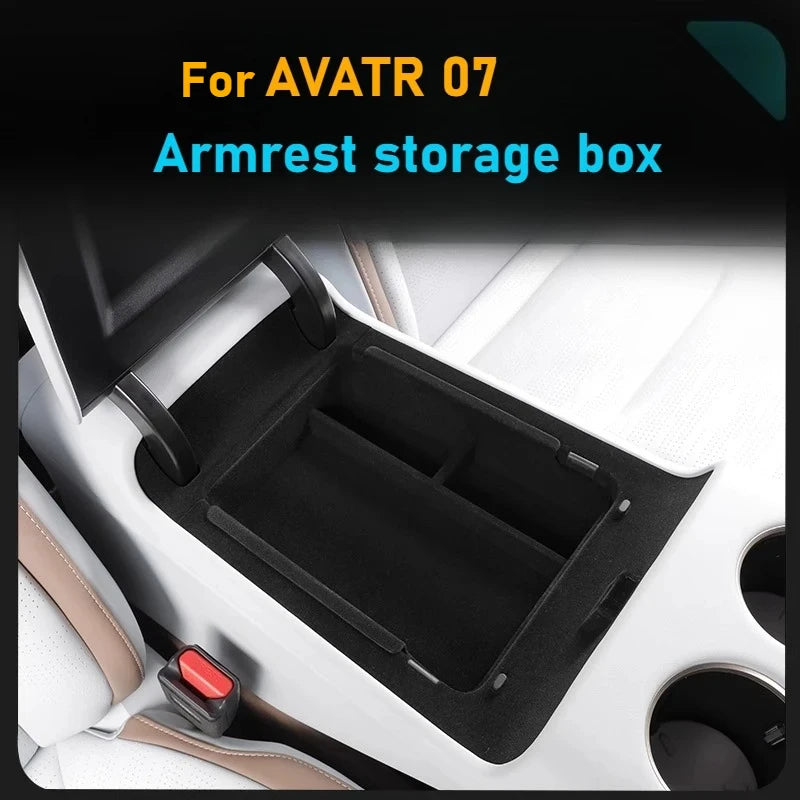 For AVATR 07 Car Center Console Armrest Storage Box Partition Storage Organizer Box Stowing Tidying Car Interior Accessories — view 3