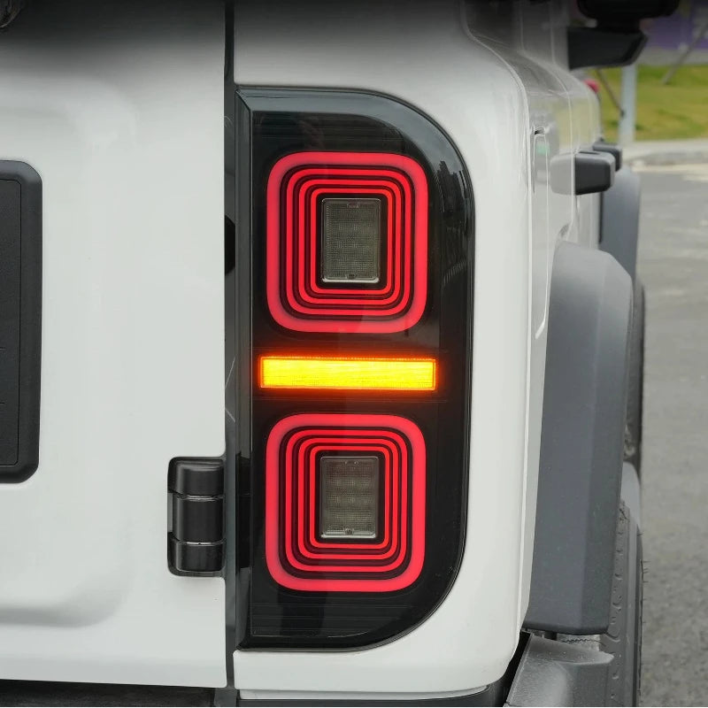 For BAW 212 T01 2024 2025 Led Suspended Tail Light Dynamic Turn Signal Driving Brake Reverse Light DRL Tail Lamp Accessories — view 2
