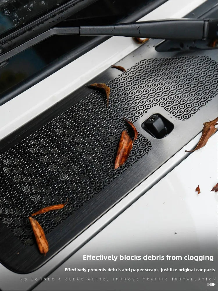 For BJ BAIC 212 T01 2025 2026 Car Front Hood Air Intake Protection Cover Air Conditioning Air Intake Filter Anti Blocking Mesh — view 3