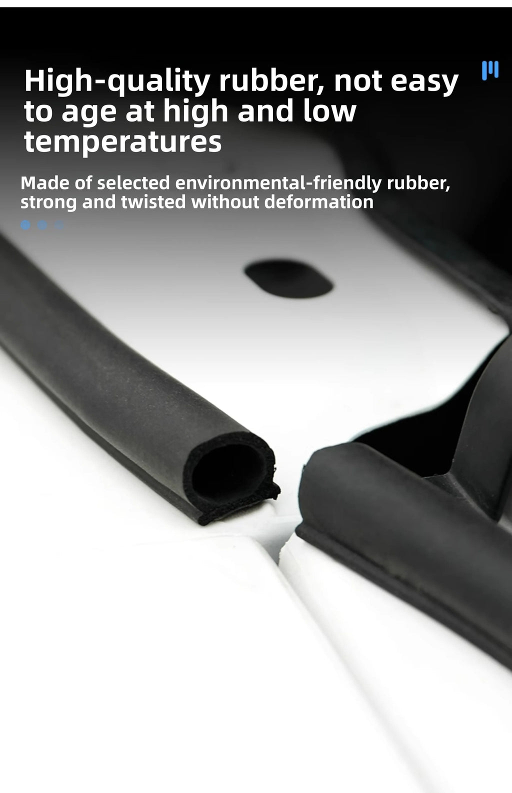 For BJ BAIC 212 T01 / EMC 212 Car Door Sound Insulation Strip Whole Car Dust and Noise Reduction Sealing Strip Accessories — view 5
