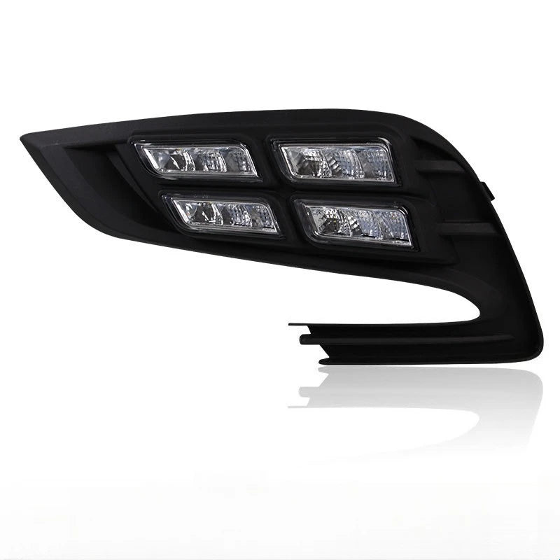 for Buick Encore 2017-2018 Car Daytime Running Lights Yellow Turn Signal Four-eye Front Fog Lamp Modification 12V Daylights — view 5