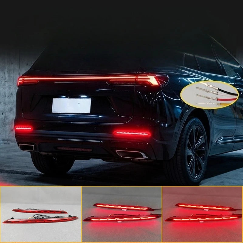 For Buick Envision Plus 2026 Car Rear Bumper Light Reflector Upgrade LED Driving Brake Warning Light Pilot Light Car Accessories — view 3