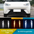 For BYD Seagull Dolphin Surf 2024 Led Daytime Running Lights with Dynamic Turn Singal Front Bumper Fog Lamp 12V Daylights — view 1