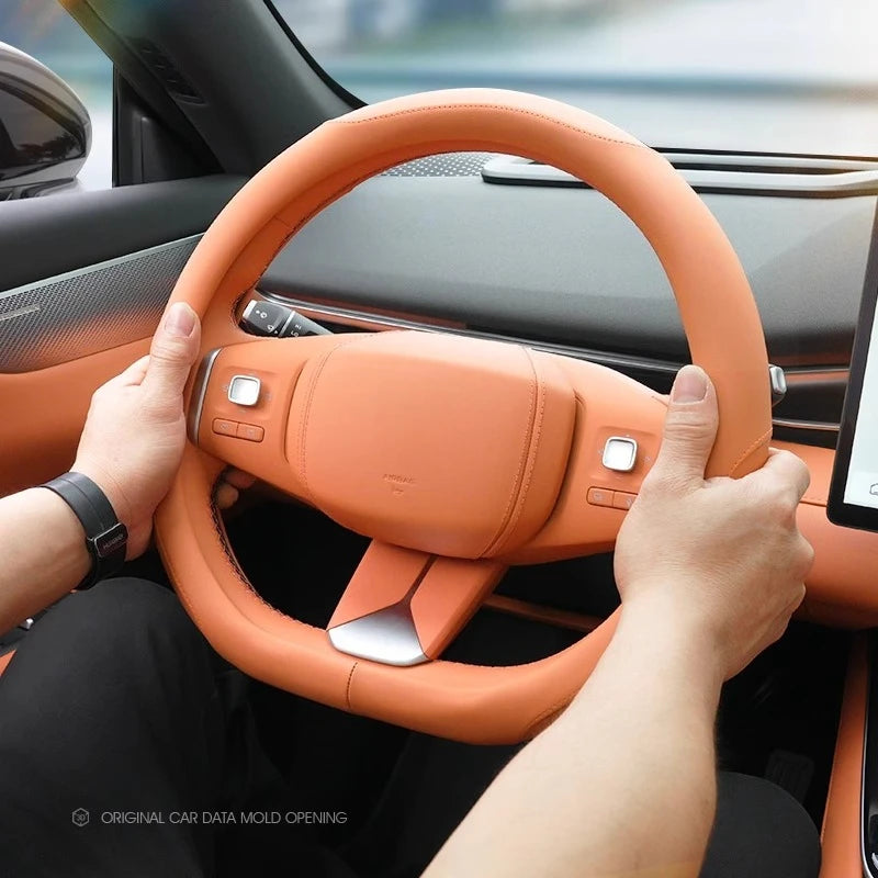 For Changan Deepal S05/S07/S09/SL03/L07 Car Steering Wheel Cover Non-slip Soft Leather Car Handle Grips Protective Cover Parts — view 2