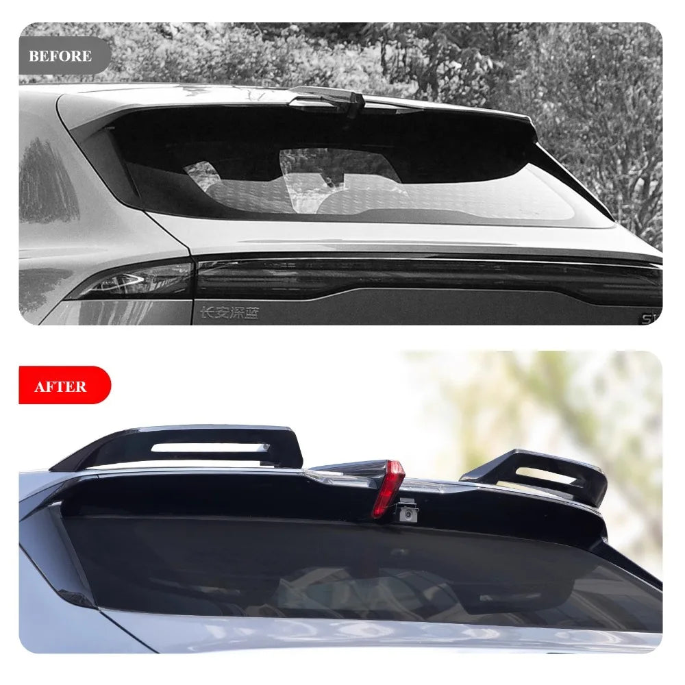 For Changan Deepal S05 Sports Style Car Tail Fashion Top Wings Spoilers, Tailgate Top Wing Exterior Upgrade and Modification — view 4