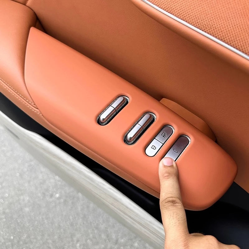 For Changan Deepal S07/S7 Car Window Lift Switch Panel Trim Stickers ABS Window Control Button Protective Cover Car Decoration — view 3