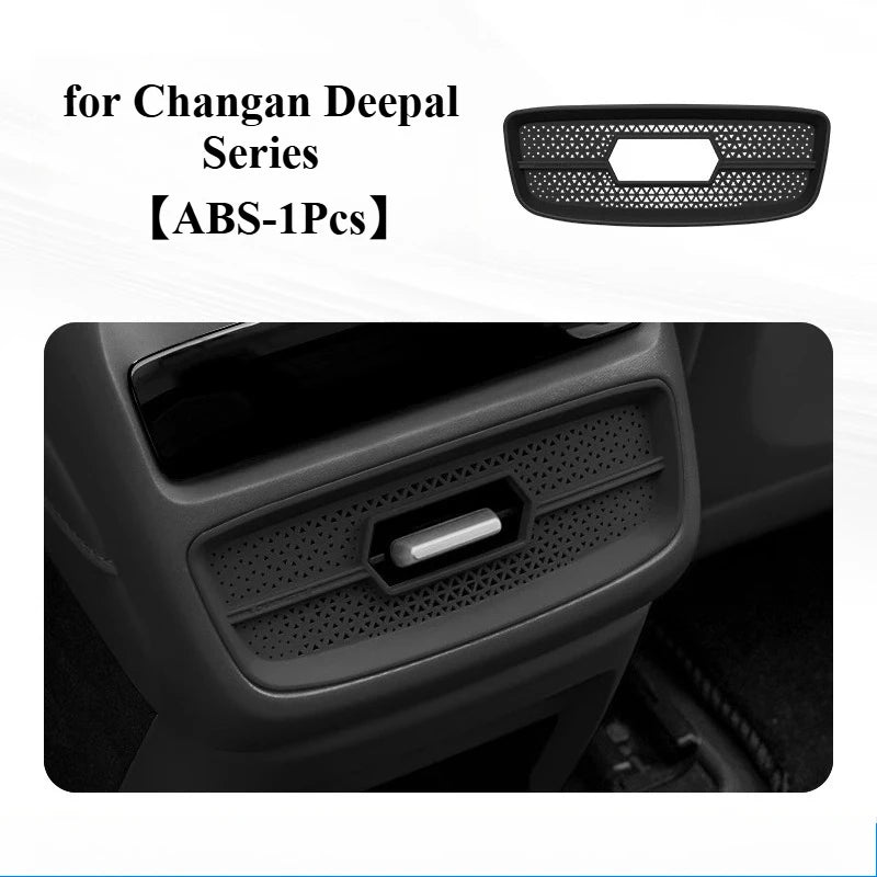For Changan Deepal Sl03/S07/L07/S05 Car Rear Air Conditioner Air Outlet Protective Cover Snap-type Anti-Blocking Decorative Trim — view 6
