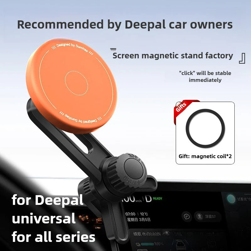 For Changan Deepal SL03/S07/L07/S05 Magnetic Mobile Phone Car Bracket Floating Screen Navigation Support Phone Holder Supplies — view 1