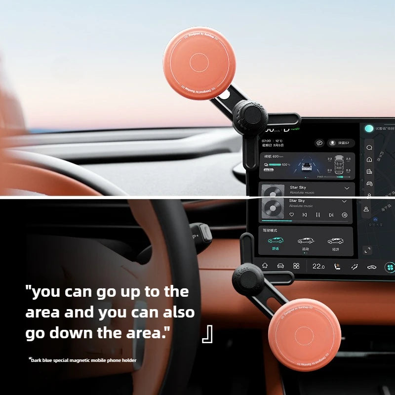 For Changan Deepal SL03/S07/L07/S05 Magnetic Mobile Phone Car Bracket Floating Screen Navigation Support Phone Holder Supplies — view 2