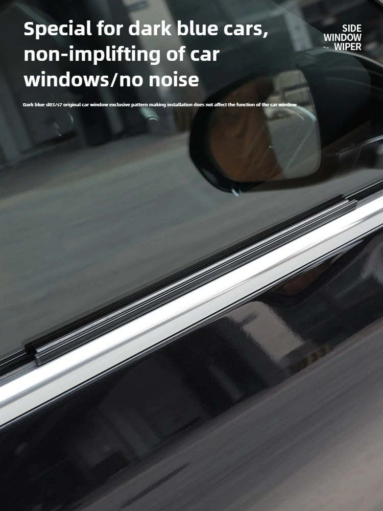 For Changan Deepal SL03/S7 Car Side Window Wiper Glass Wipers, Rubber Rainproof Fogproof Window-Lifting Double Wiper Strips — view 4