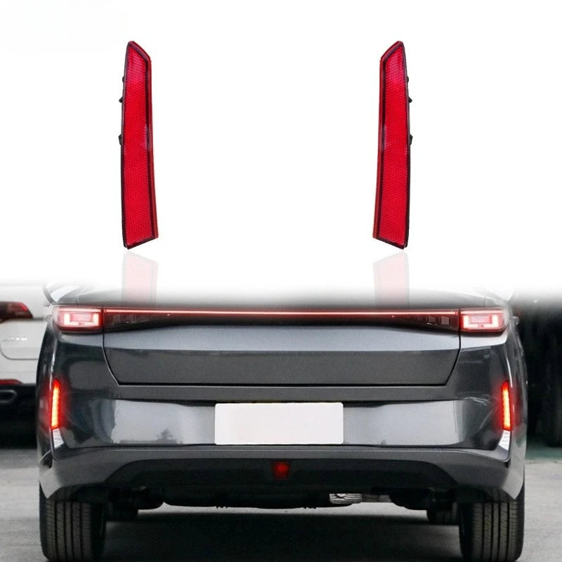 For Changan NEVO A05 2024 2025 Car Rear Bumper Light Reflector LED Dynamic Turn Signal Pilot Light DRL Driving Brake Lights — view 1