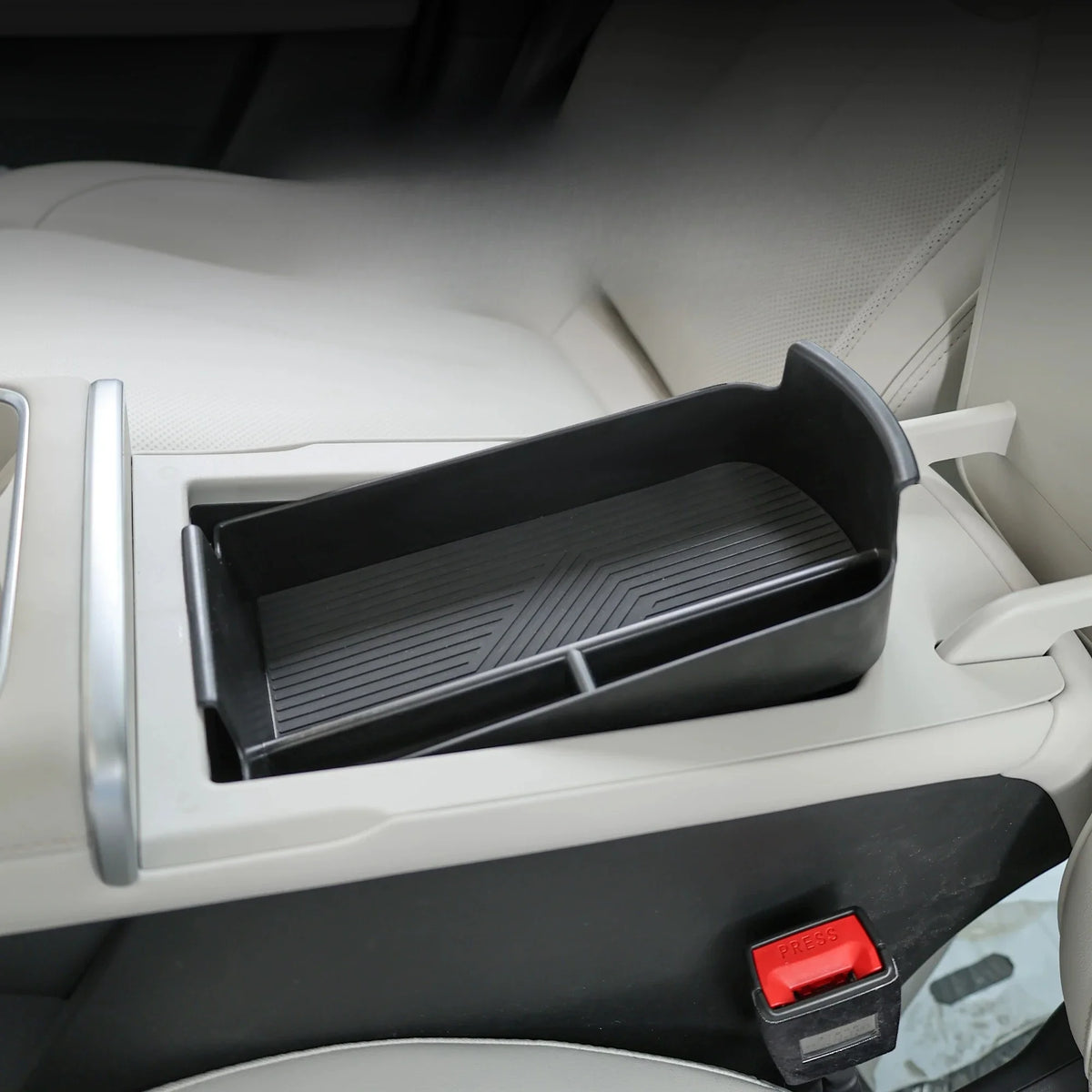 For Changan NEVO Q05 2026 Car Center Console Armrest Storage Box ABS Armrest Organizer Box Car Interior Tidying Accessories — view 2