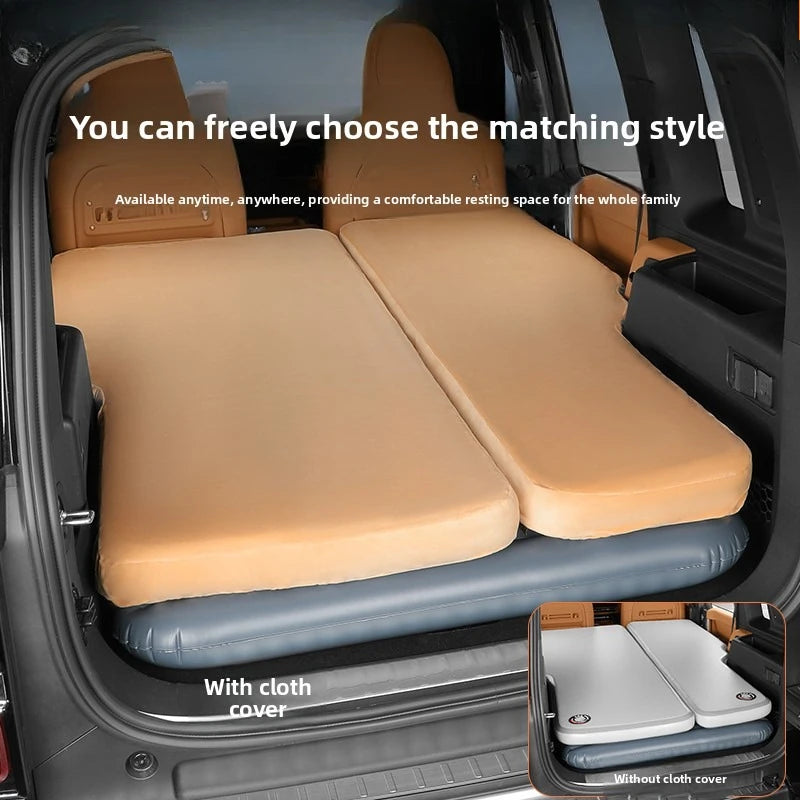 For Chery ICAR ICAUR V27 2026 Car Trunk Travel Bed Split-Type Air Inflatable Mattress for Sleeping Outdoor Camping Mattress — view 4
