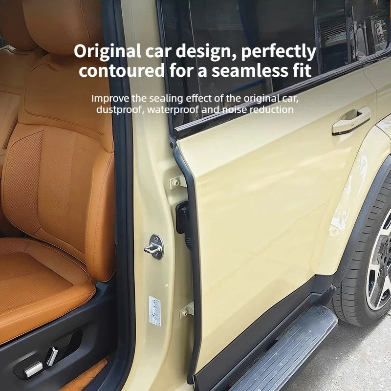 For Chery ICAuR ICAR V27 Car B-Pillar Sealing Strip Dust Wind Sound Insulation Shock Absorption Strips Car Modified Accessories — view 2