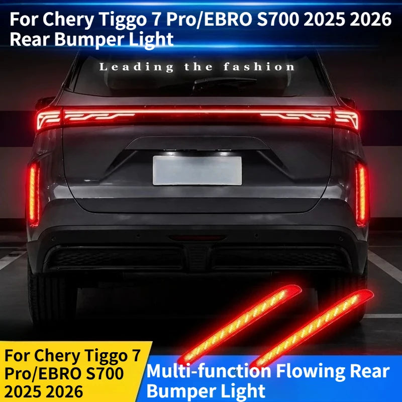 For Chery Tiggo 7 Plus / Omoda C7‌ 2025 2026 Car Rear Bumper Light Reflector Modified LED Driving Brake Navigation Lights — view 3