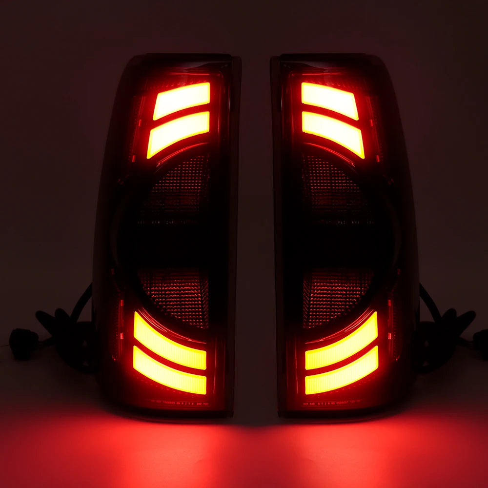 for Chevy Silverado 1500 2500HD 3500HD 1999-2006 LED Tail Lights Rear Brake Reversing Lamp Turn Signal for GMC Sierra 1500 DOT — view 5