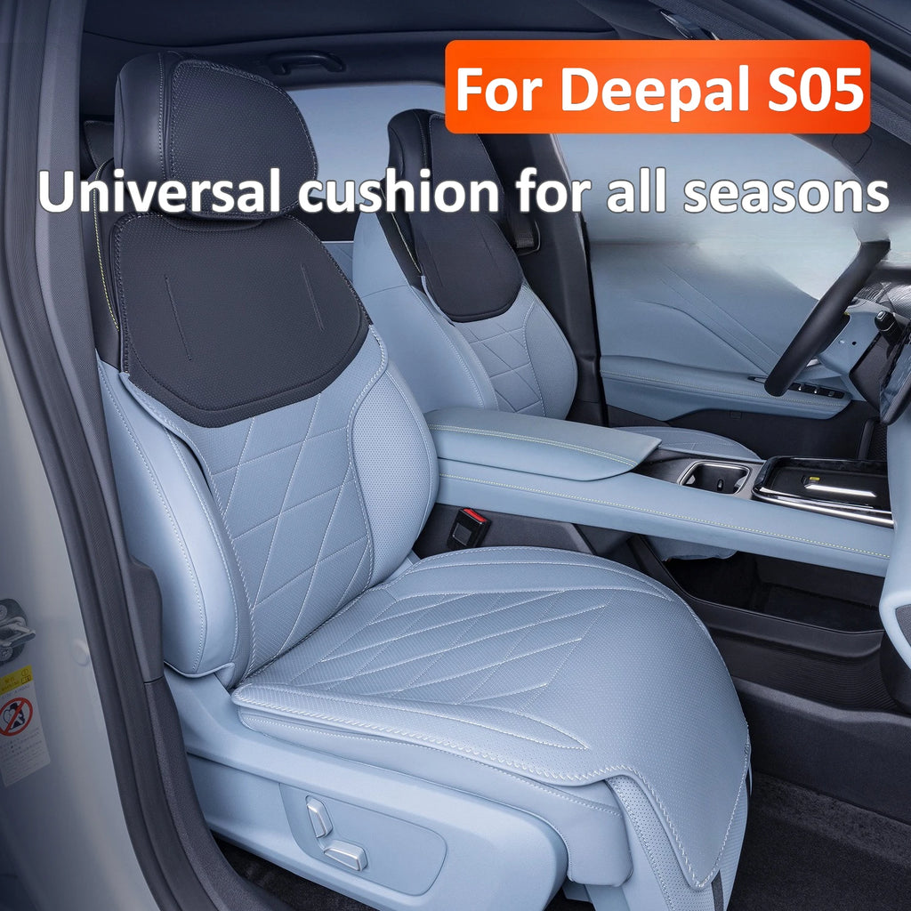 For Deepal S05 2024 Car Seat Cushions Breathable Full Car Front&Rear Seat Leather Protective Cover Car Interior Accessories — view 2