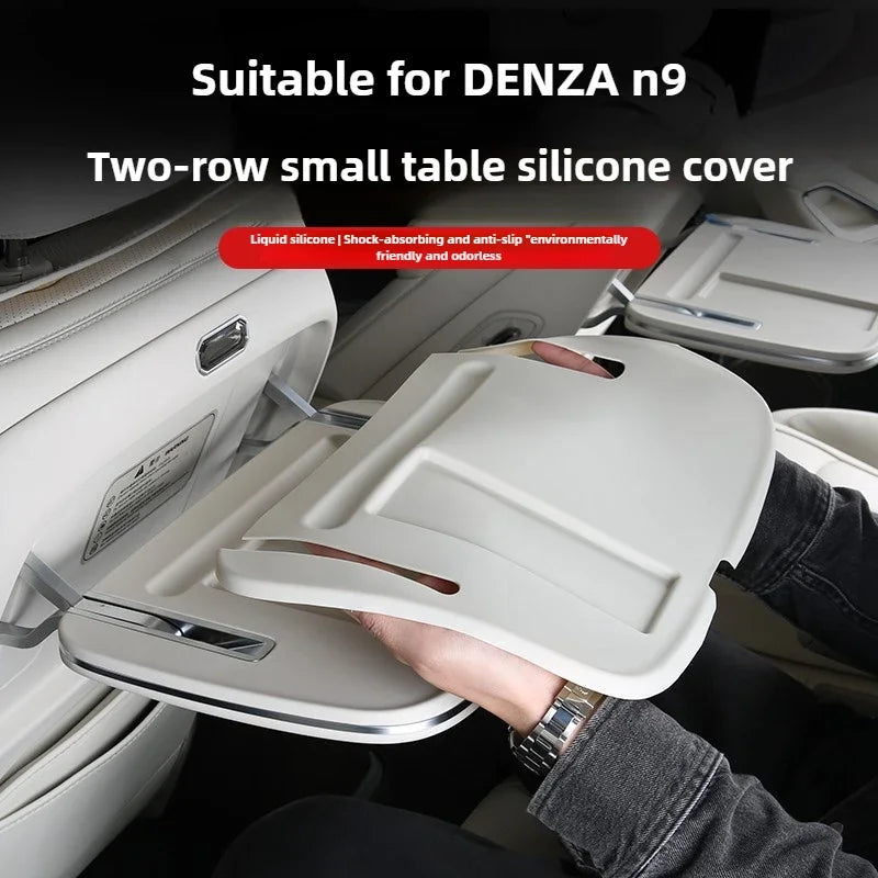 For DENZA N9 2025 Silicone Cushion Protective Cushion Middle Row Small Table Non-slip Cushion Interior Modification Accessories — view 2