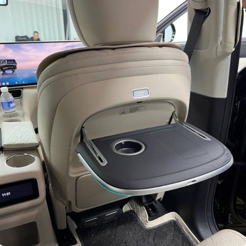 For Exeed ET8 Jaecoo 9 Foldable Electric Small Table Board with Wireless Charging and Ambient Light Car Tray Table Accessories — view 3