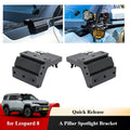 For Formula Leopard 8 Denza B8 Car A Pillar Spotlight Bracket Front Engine Hood Quick Release Dual Guide Rail Expansion Stand — view 1