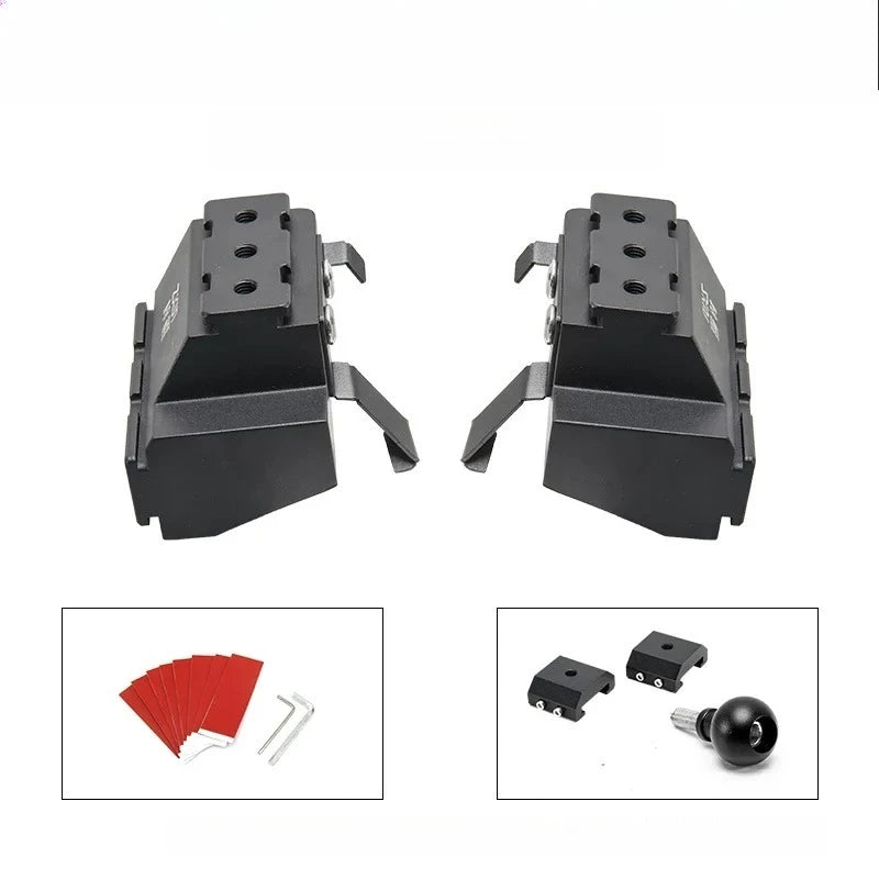 For Foton View 6 TOANO X6 2021 Car A-Pillar Dual Light Quick-Release Bracket Front Hood Auxiliary Lighting Expansion Lamp Stand — view 1