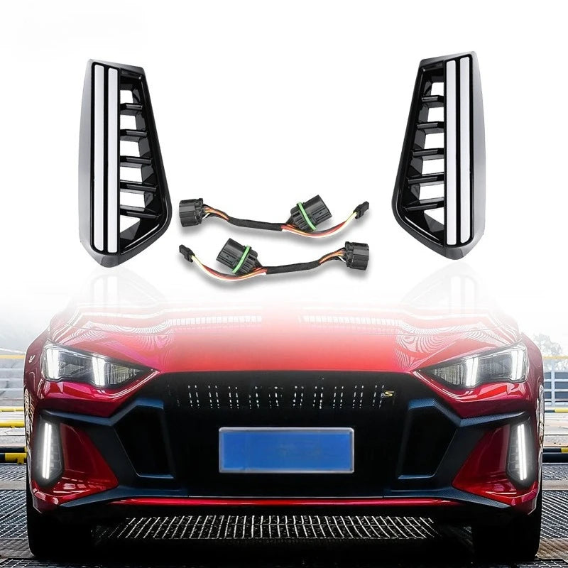 For GAC Empow Attitude 2021 2022 2023 2024 Car LED Daytime Running Lights Front Bumper Fog Lamp DRL Dynamic Turn Signal Daylight — view 1