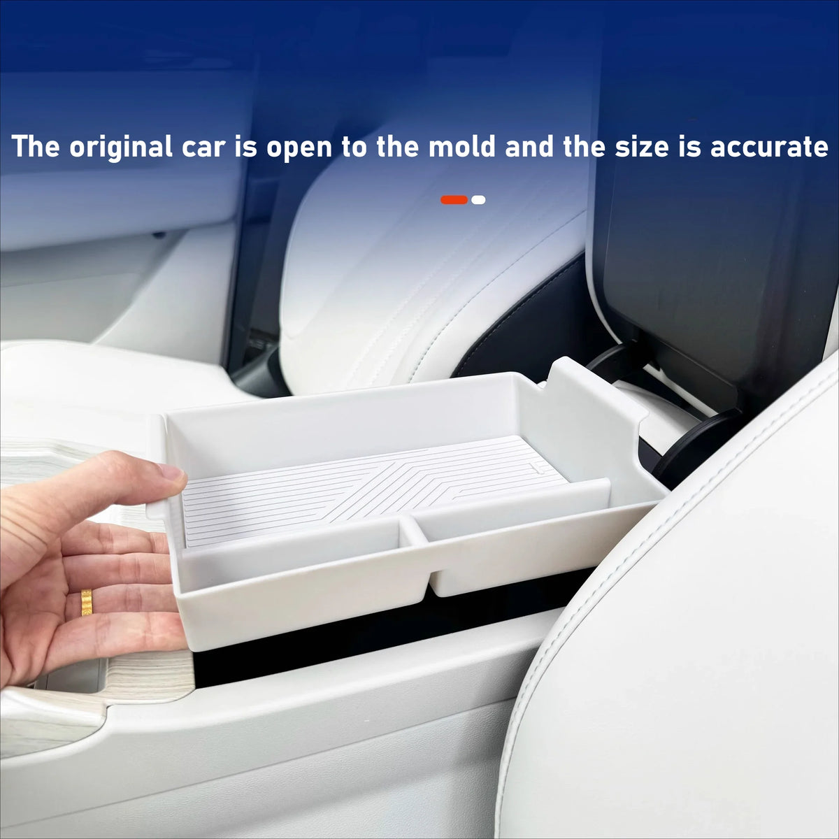 For Geely Galaxy E5 EX5 2024-2026 Central Control Armrest Storage Box Organizing Storage Box Stowing Car Interior Accessories — view 5