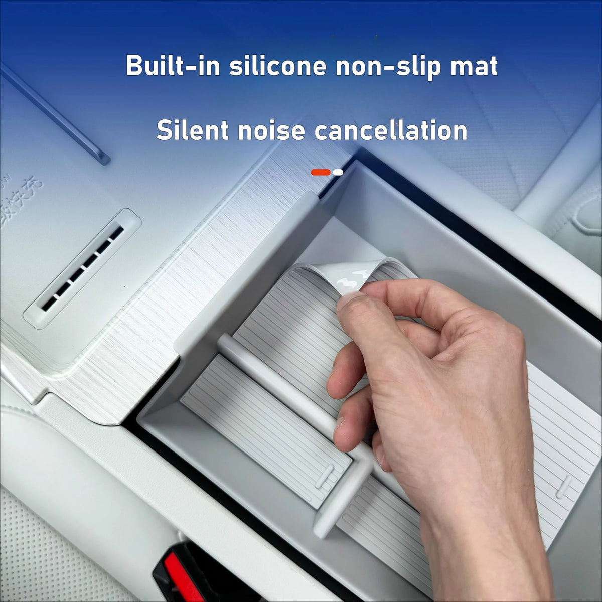 For Geely Galaxy E5 EX5 2024-2026 Central Control Armrest Storage Box Organizing Storage Box Stowing Car Interior Accessories — view 6