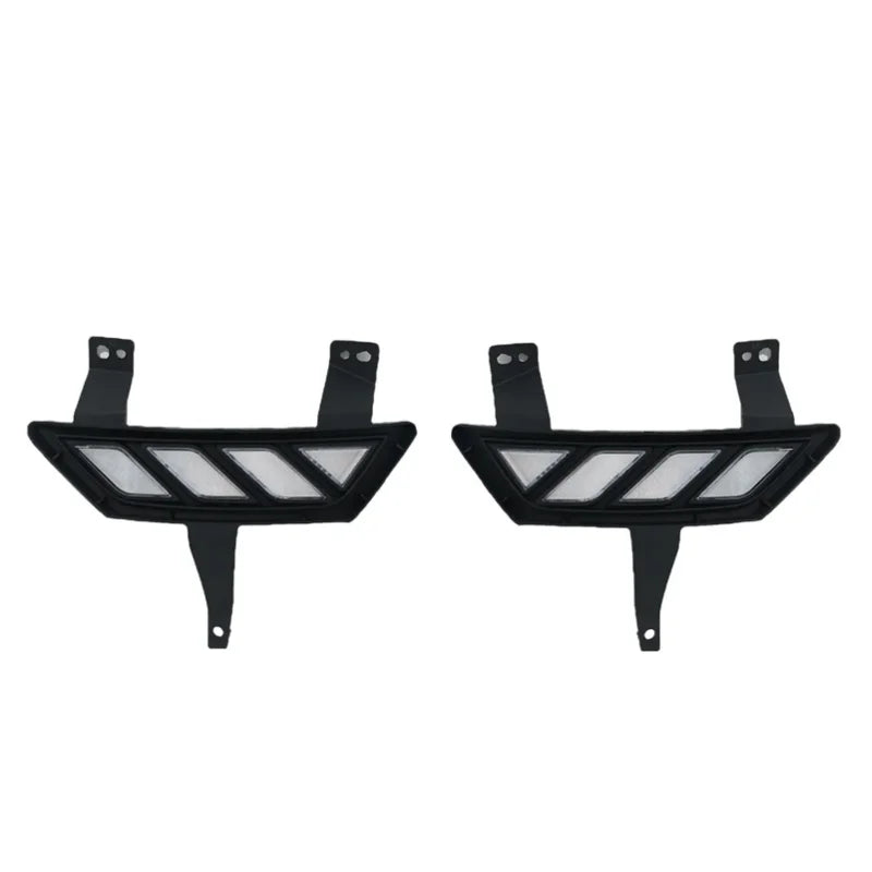 For GMW Poer 2019 2020 2021 Car Led Daytime Running Light Front Fog Lamp Yellow Dynamic Turn Signal DRL 12V Daylight Night Blue — view 1
