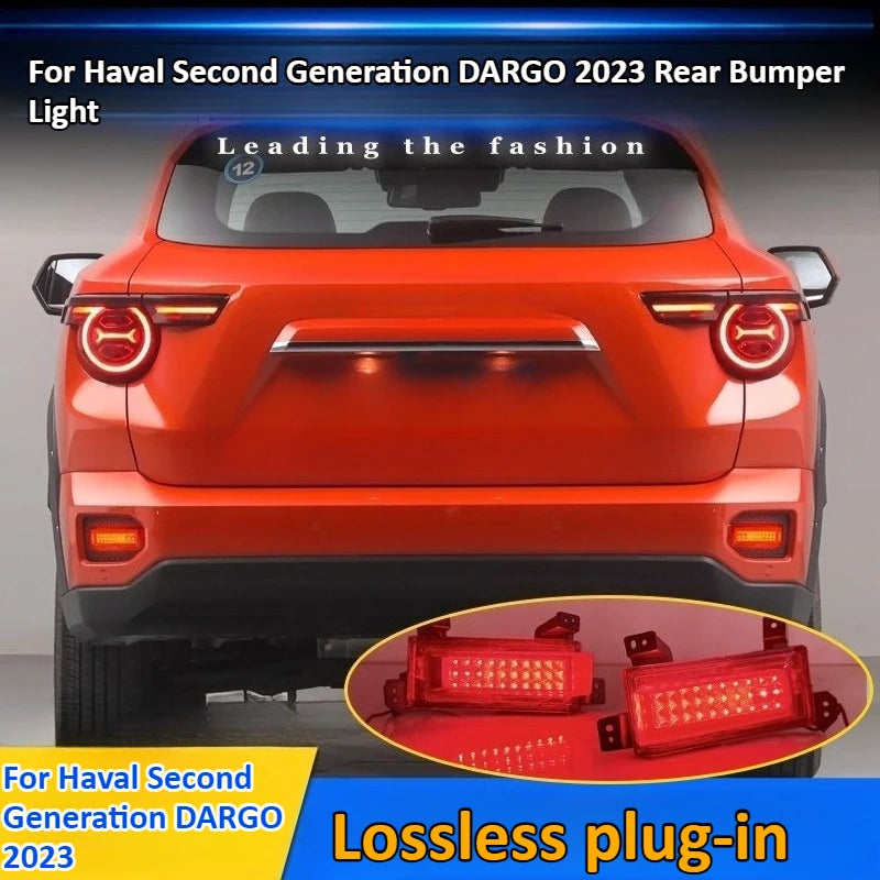 For Great Wall Haval 2nd Generation Dargo 2023-2026 Car Rear Bumper Light Reflector Driving Brake Light Dynamic Turn Signal Lamp — view 3