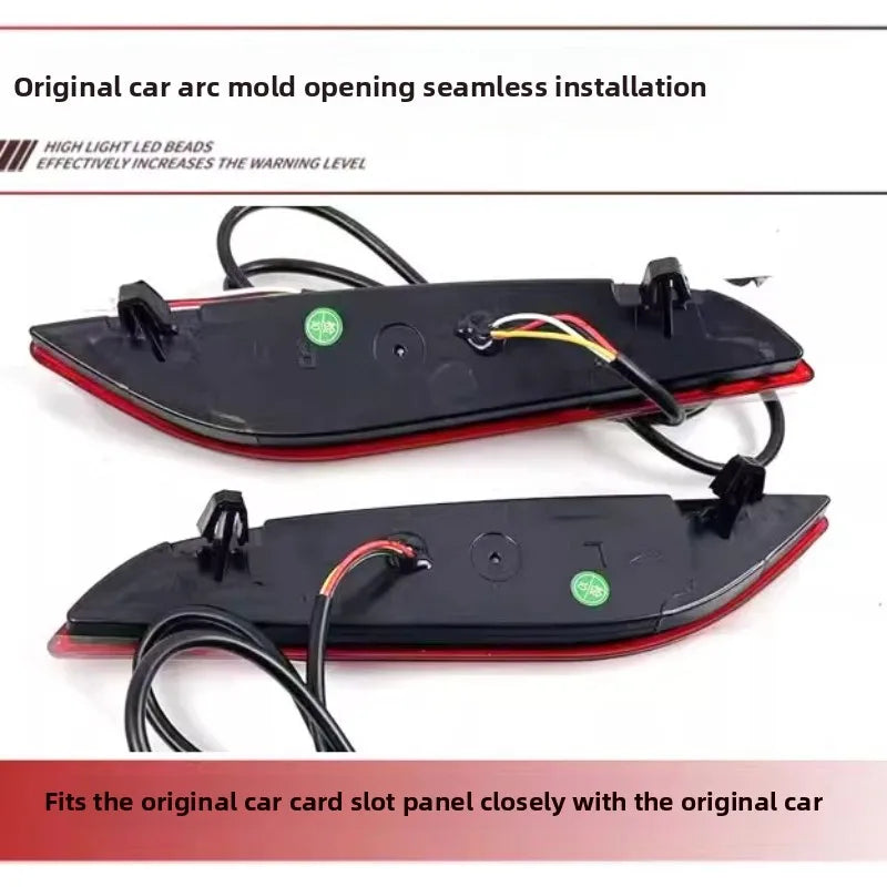 For GWM Haval H6 2021-2024 Car Rear Bumper Light Reflector Led Dynamic Turn Signal Driving Brake Warning Lights Modification — view 4