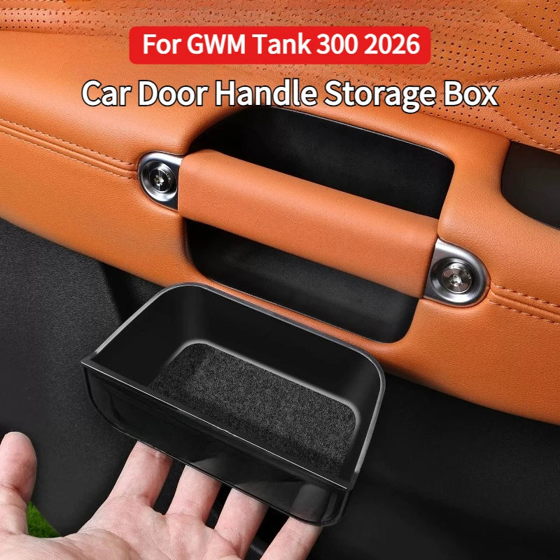 For GWM Tank 300 2026 Car Door Handle Storage Box Expansion Space Storage Organizer Box Car Interior Modification Accessories — view 1