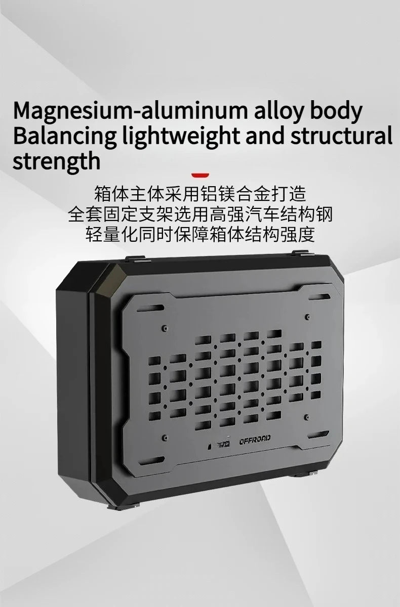 For GWM Tank 300 2026 Car Side Backpack Storage Box Off-road Frame Side Window Hanging Board Storage Rack Car Accessories — view 6