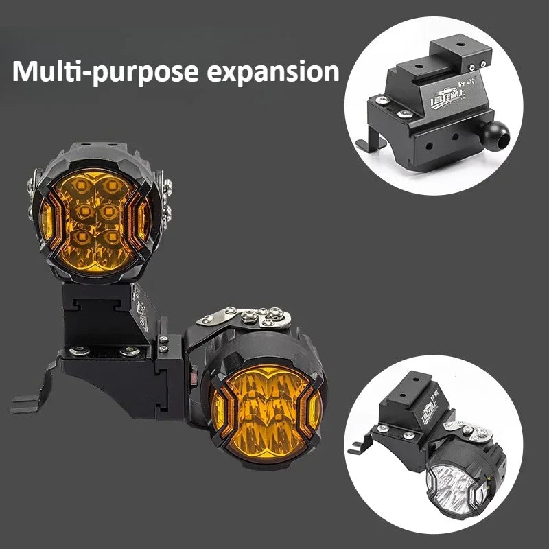 For Haval 1st Generation Dargo Car A Pillar Spotlight Bracket Front Engine Hood Quick Release Dual Guide Rail Expansion Stand — view 3
