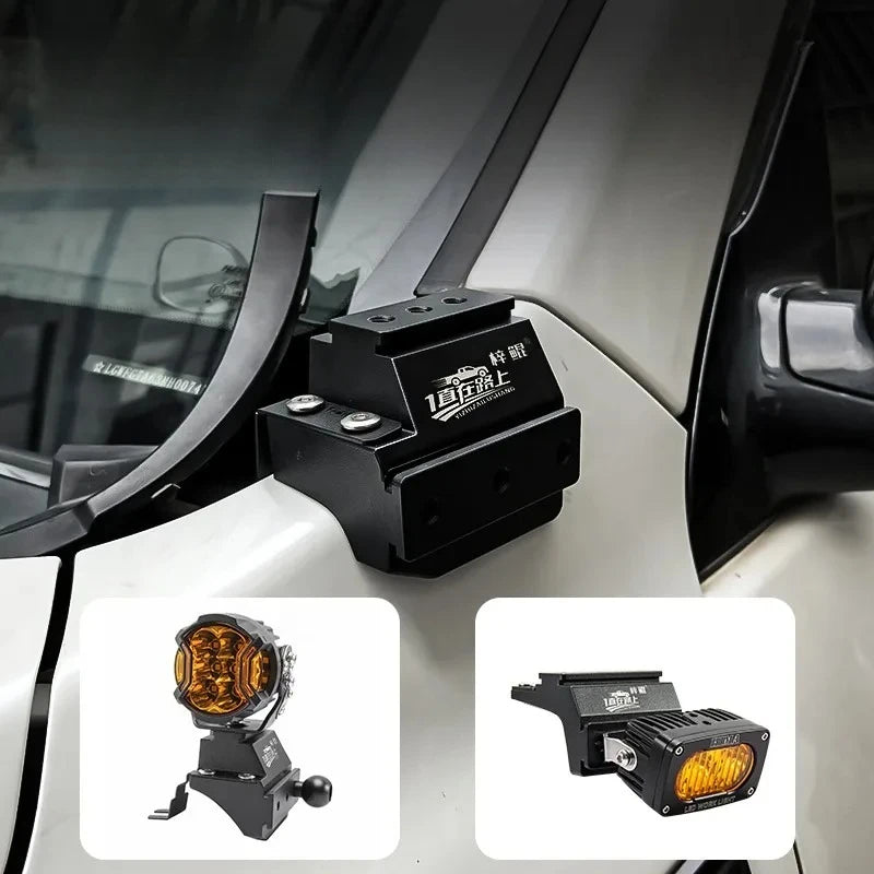 For Haval 1st Generation Old H9 Car A Pillar Spotlight Bracket Front Engine Hood Quick Release Dual Guide Raill Expansion Stand — view 1