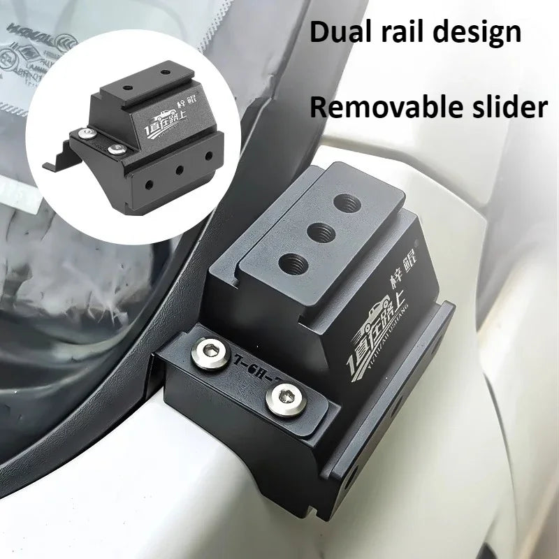 For Haval 1st Generation Old H9 Car A Pillar Spotlight Bracket Front Engine Hood Quick Release Dual Guide Raill Expansion Stand — view 4