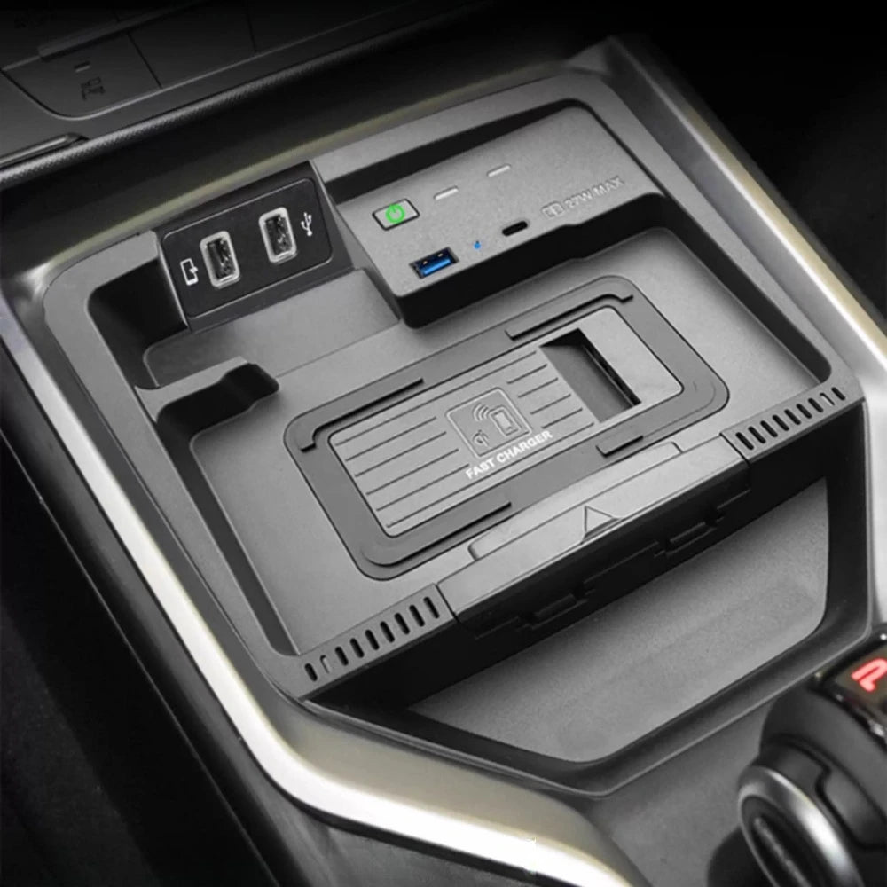 for Haval H5 2023 for GWM Poer·KingKong 2024 Car Wireless Chargers Center Console Fast Charging Bracket Interior Phone Holder — view 6