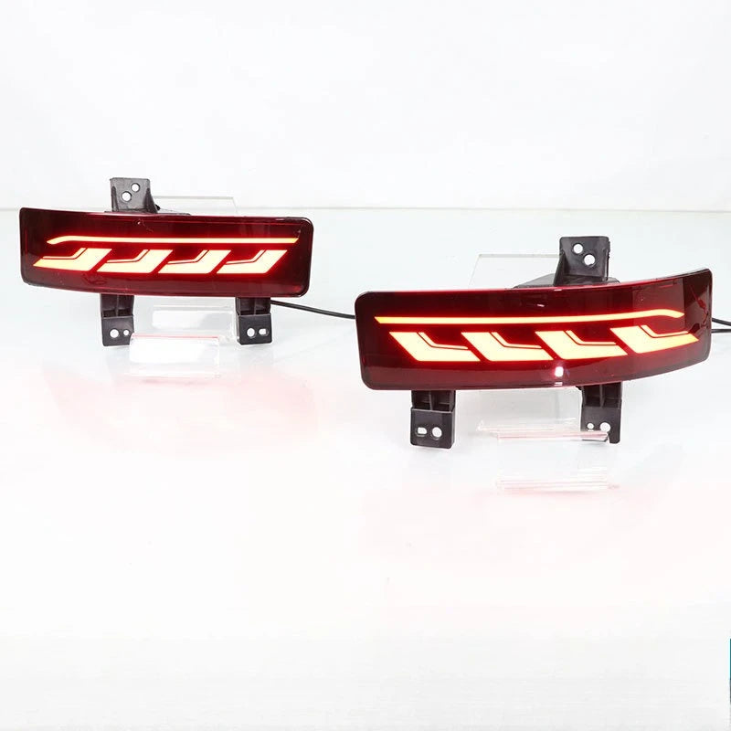 for Honda Breeze 2020 2Pcs LED Rear Bumper Light Reflector DRL Driving Brake Lights Dynamic Turn Signal Lamp 12V Daylights — view 3